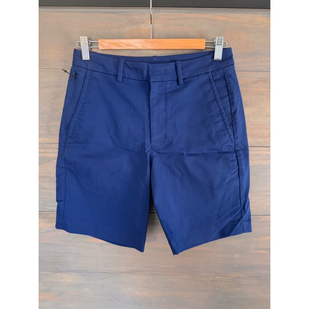 Kit and Ace Navigator Shorts Mens‎ 30 Navy Blue Technical Stretch Commuter 7"